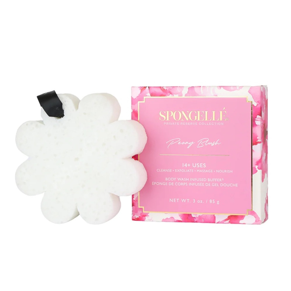 Spongellé peony blush body wash buffer